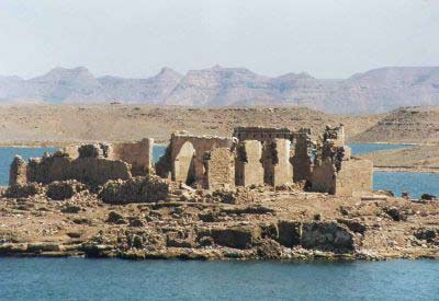 La cittadella di Kasr Ibrim sul Lago Nasser